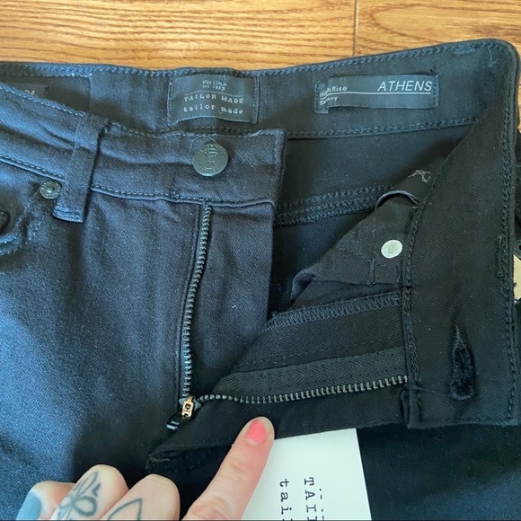 BNWT Tailor Made Athens ‎ hi rise black size 24 - Picture 5 of 12